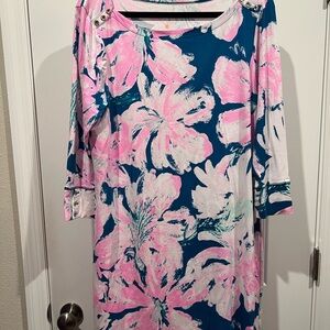 Lilly Pulitzer Tidal Wave Pans Garden Dress